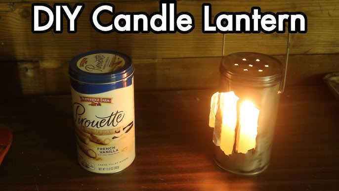 Easy DIY Emergency Candle Lantern 