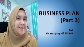 Business Plan Part 3 Administration Part