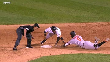 BAL@CWS: Schoop drives in Trumbo with a base hit