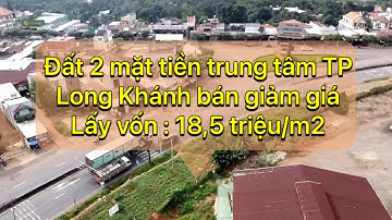 Siêu phẩm 300m2 mặt tiền chợ, QL1A -TP Long Khánh- Đồng Nai giảm giá còn 4,95 tỉ