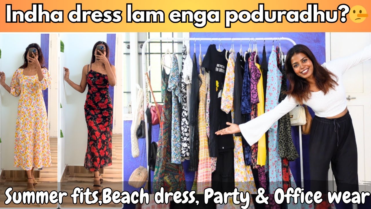 Indha dress lam enga potutu poradhu😭|| Dresses from botiques, Instagram brands😍|| தமிழ் || HARINI SI