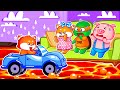 Floor is lava song  kids songs  nursery rhymes by lucky zee zee