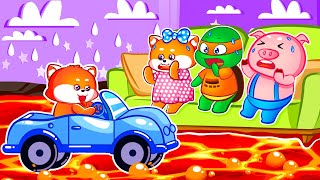 Floor Is Lava Song 😱😰 Kids Songs & Nursery Rhymes by Lucky Zee Zee