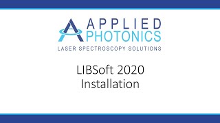 1   LIBSoft installation screenshot 1