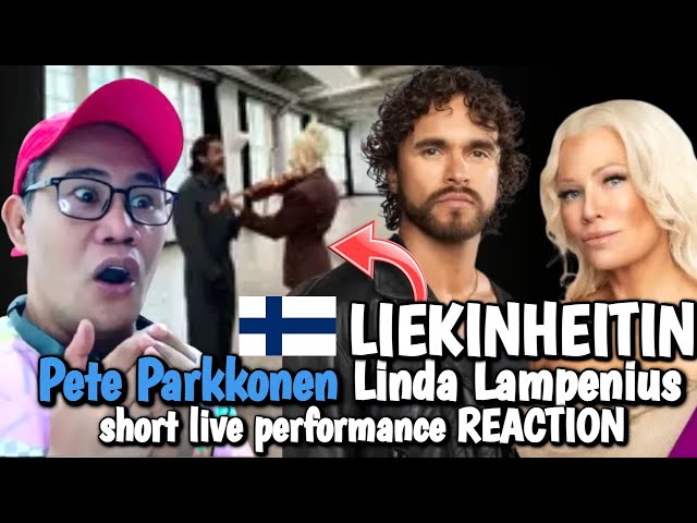 Pete Parkkonen x Linda Lampenius - Liekinheitin - short live performance REACTION