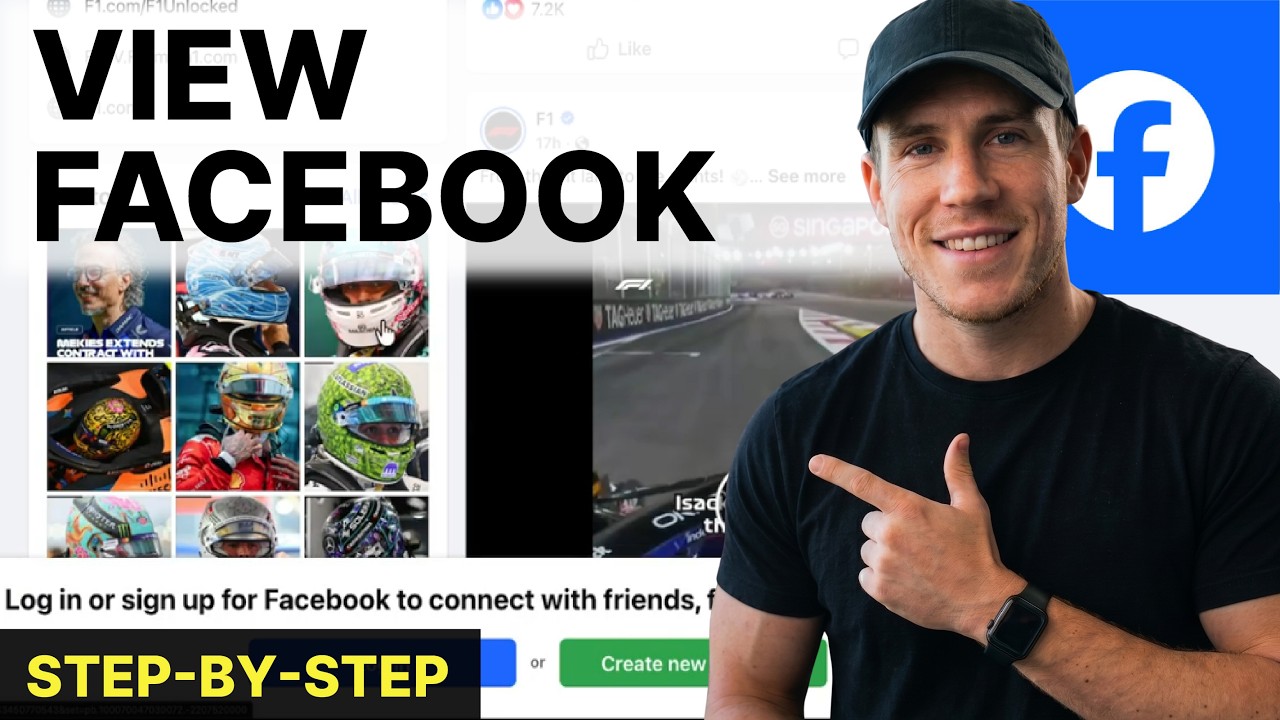 How to Use Facebook Without Signing In - Tutorial - YouTube