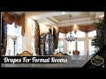 Elegant Drapes For A Two-Story Formal Living & Dining Room | Galaxy Design Video #189 Elegant Drapes For A Two-Story Formal Living & Dining Room | Galaxy Design Video #189