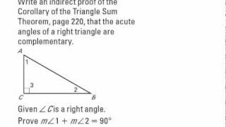 Geometry 5.6 B Indirect Proof