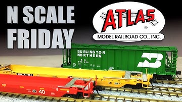 N Scale Friday Atlas Releases June 2019 Well Cars Covered Hopper