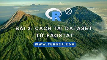 HỌC R SIÊU NHANH - BÀI 2 - CÁCH TẢI DATASET TỪ FAOSTAT