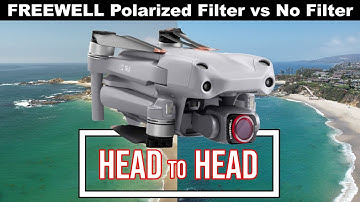 DJI AIR 2S FREEWELL POLARIZED FILTER vs NO FILTER: BEST Side by Side Comparison on YOUTUBE! 5.4K