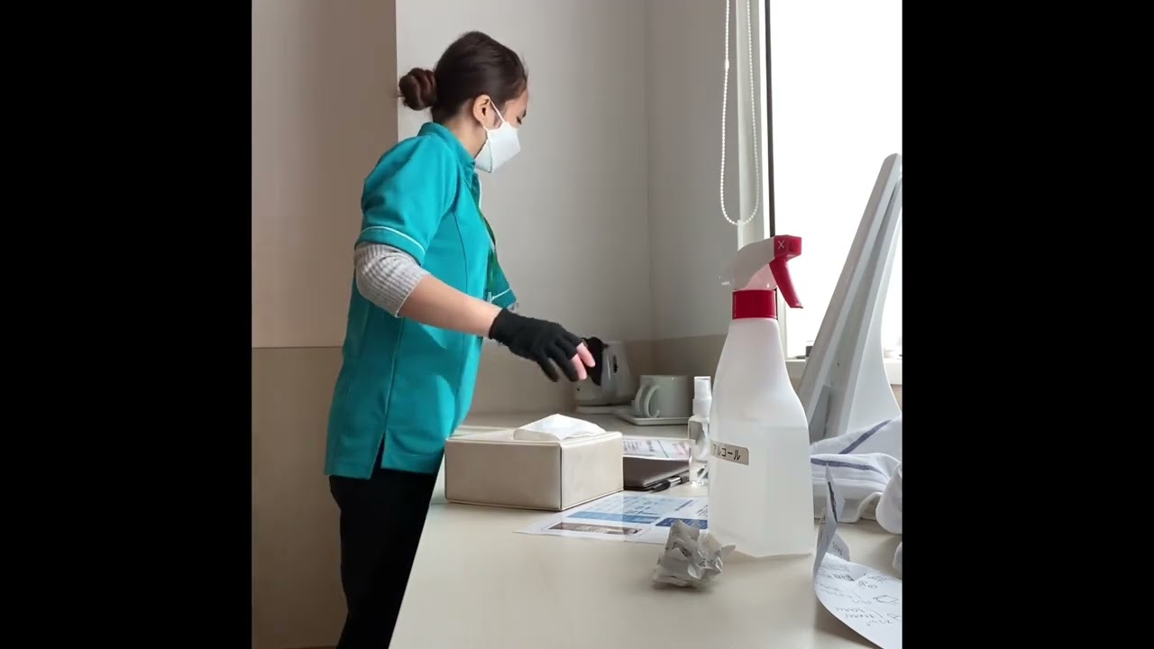 Hotel Bedmaking/housekeeping work in Japan YouTube