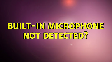 Ubuntu: Built-in microphone not detected? (2 Solutions!!)