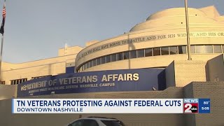 TN veterans protesting federal cuts