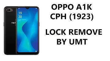 OPPO A1K CPH1923 LOCK AND FRP REMOVE