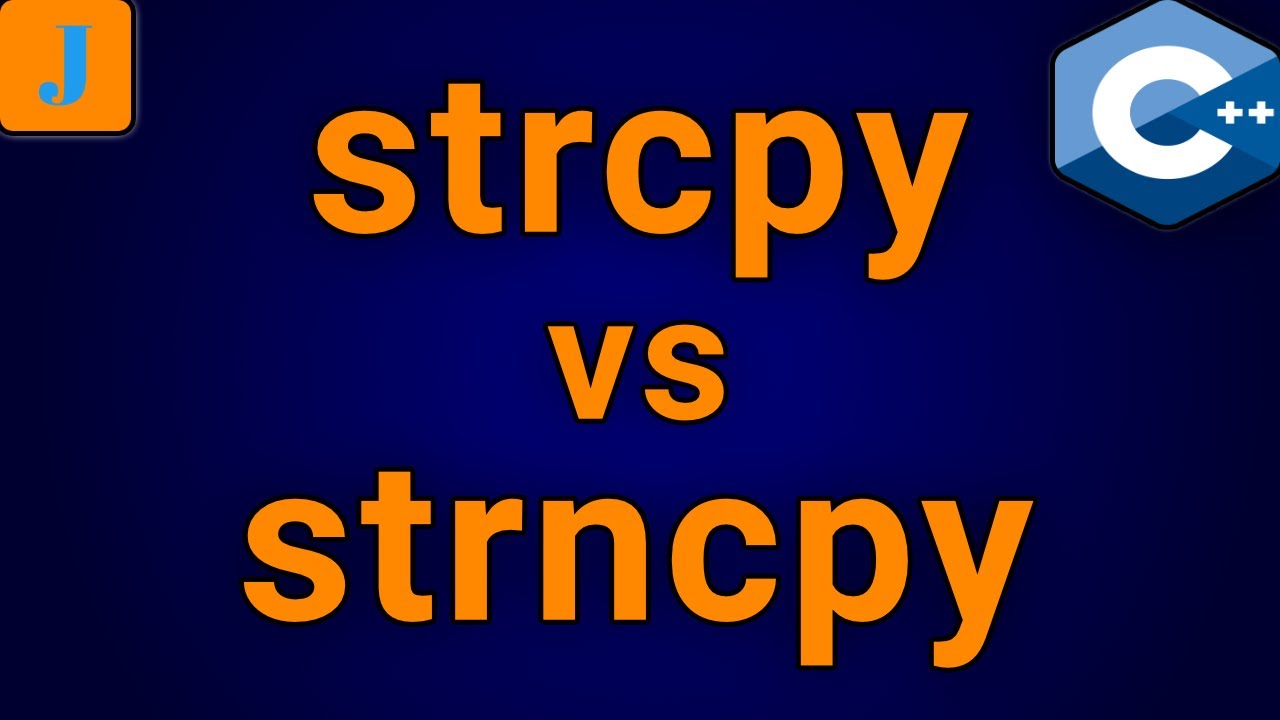 C++ strcpy vs strncpy - YouTube