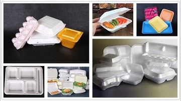 Fully automatic robot arm type Fast Food Box Product machine,PS take away food box machine