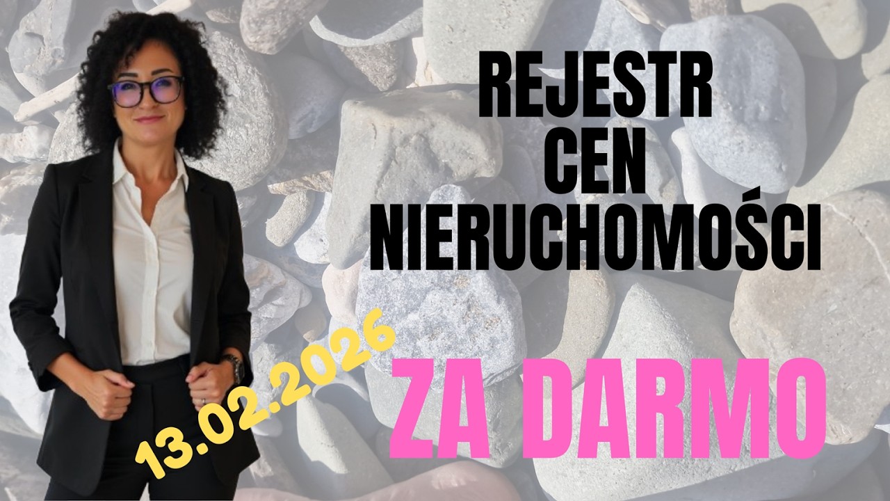 #141 Rejestr cen nieruchomości za darmo! Każdy za darmo może mieć transakcje. Jak się bronić?