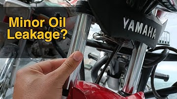 Front Fork Oil Seal Partially Leaked? | YAMAHA YB125Z | KK VIDZ