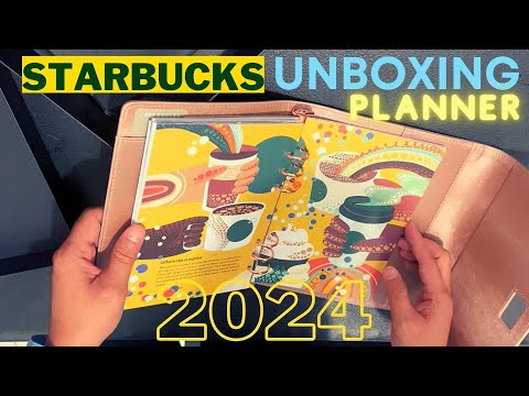 UNBOXING STARBUCKS 2024 PLANNER