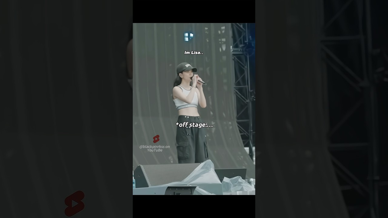 Lisa : I’m Jisoo (Jisoo : I’m Jisoo, I’m okay) 