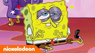 SpongeBob | Squidward pindah ke hotel | Nickelodeon Bahasa