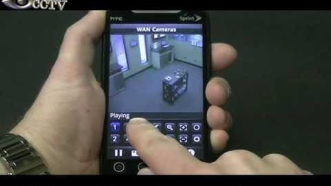 View Security Cameras on Android over Internet - DVR-7000 H.264 Standalone DVRs