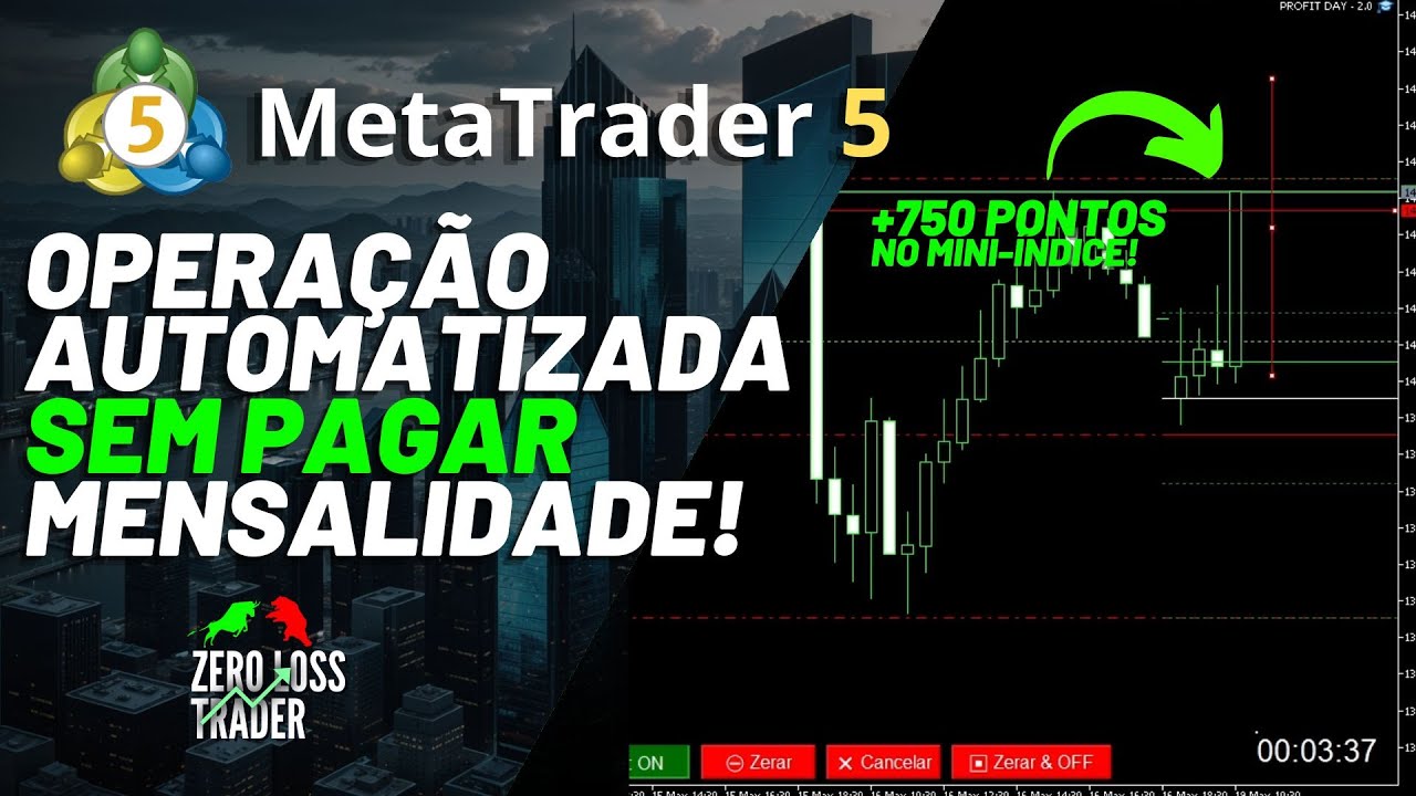 OPERANDO AUTOMÁTICO NO META TRADER 5 SEM PLANO DE AUTOMAÇÃO! | #trading ...