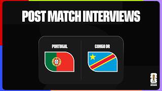 Post-Match Interviews: Portugal 1-1 Congo DR screenshot 4