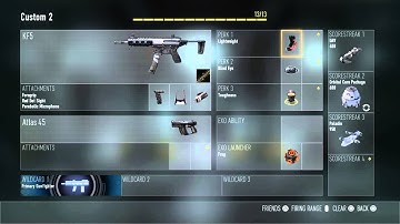 Call of Duty Aw best class setup for KF5!