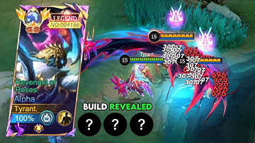 NEW BEST ALPHA LIFESTEAL & TRUE DAMAGE TRICK 💀(recommended build and emblem)