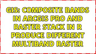 GIS: Composite bands in ArcGIS Pro and Raster Stack in R produce different multiband raster