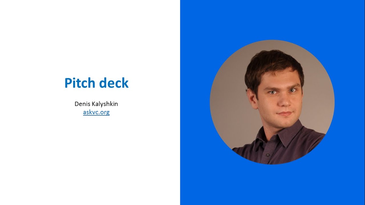 Pitch deck template