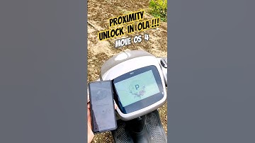 Ola S1 Pro - Proximity Unlock Setup 🔒 - Move OS 4 - Works Good! #trending #shorts #scooter #ev #ola