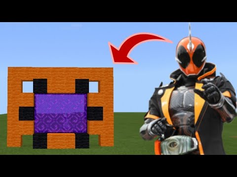 CARA MEMBUAT PORTAL KAMEN RIDER GHOST - MINECRAFT