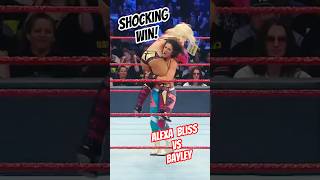 First Time ALEXA BLISS Defeated!🔥 BAYLEY for the RAW Women’s Title Highlights| #shorts #wwe #wweraw