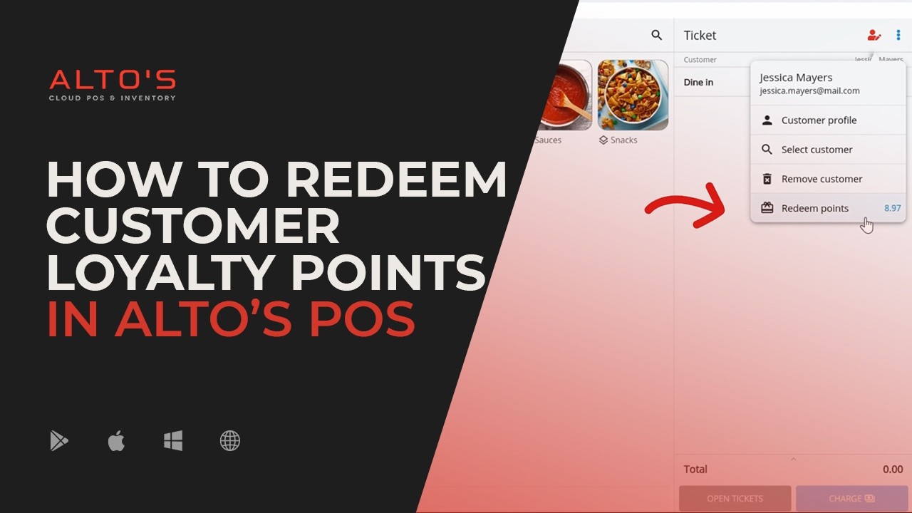 How to Redeem Customer Loyalty Points in Alto’s POS System - YouTube