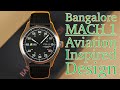 Bangalore MACH 1 Pilot Watch Review - Aviation Inspired Design - Modern Military Flieger Under $700