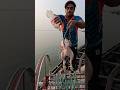 Traditional village chicken meat bait throwing in river #fishinglife #bait
