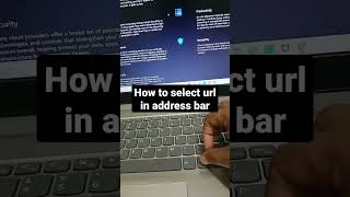 Select url in Address Bar#url #address #laptop Select url in Address Bar#url #address #laptop