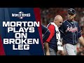 Braves' Charlie Morton gets 3 outs ON A BROKEN LEG in World Series Game 1!!