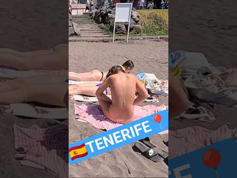 🇪🇦Tenerife beach WALK #shorts #short  #spain #summer