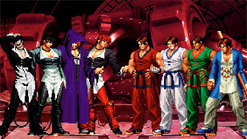 [KOF Mugen] OROCHI IORI TEAM VS KIM KAPHWAN