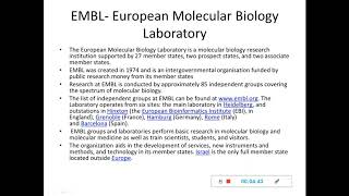 bioinformatics 5- DDBJ & EMBL