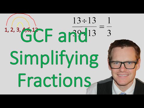 (6.NS.B.4)Using Greatest Common Factor to Simplify Fractions