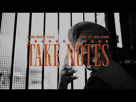 TAKE NOTES Official Audio Sidhu Moose Wala Latest Punjabi Songs 2025 #sidhu