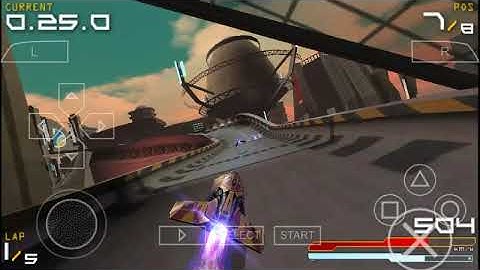 Wipeout Pure [PPSSPP] Gameplay:#14 Alpha Tournament - Phantom Class - Piranha Team