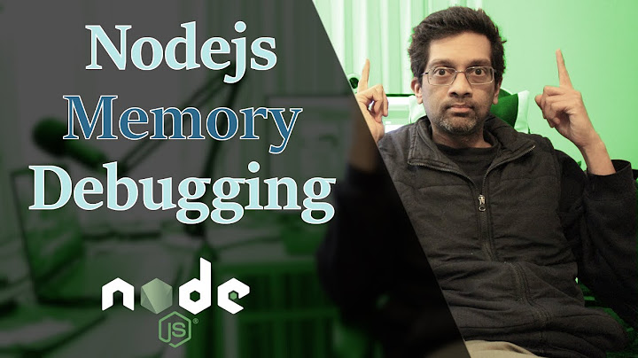 node js memory debugging using chrome! Learn to attach chrome debugger to nodejs to debug memory.