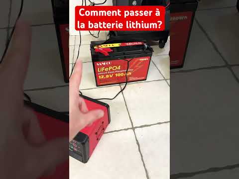 Comment passer à la batterie lithium ? #vanlife #fourgon #camping #campingcar #batterie