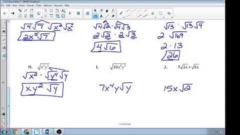 11 1 Simplifying Radicals